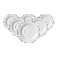 TEEUNTERTASSEN Ostfriese Blau ø 12,5 cm 6er Set - Blau, Keramik (12.5cm) - Ritzenhoff Breker