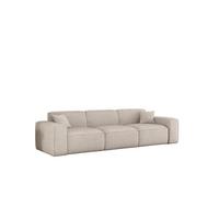 SOFA 3-sitzer Celes Premium In Artico - Creme, Holzwerkstoff/Textil (218/73/90cm) - Fun Möbel