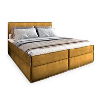 BOXBETT PELLIO 140x200 cm mit Matratze und Topper - Gelb - Gelb, Holz (140/200cm) - MASSENO
