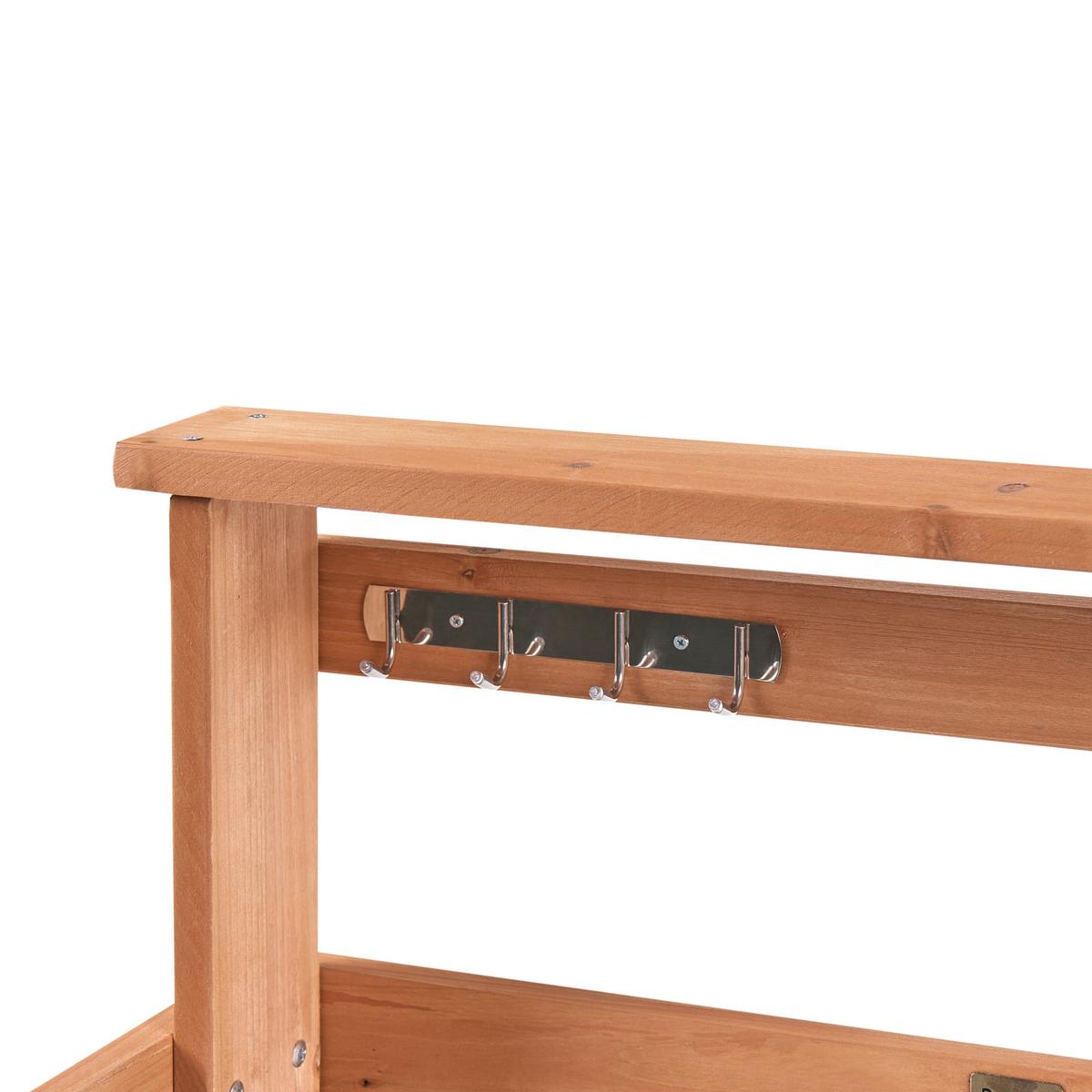 PFLANZTISCH 70/119 cm Tannenholz Braun Altolia - Braun, Holz - Beliani
