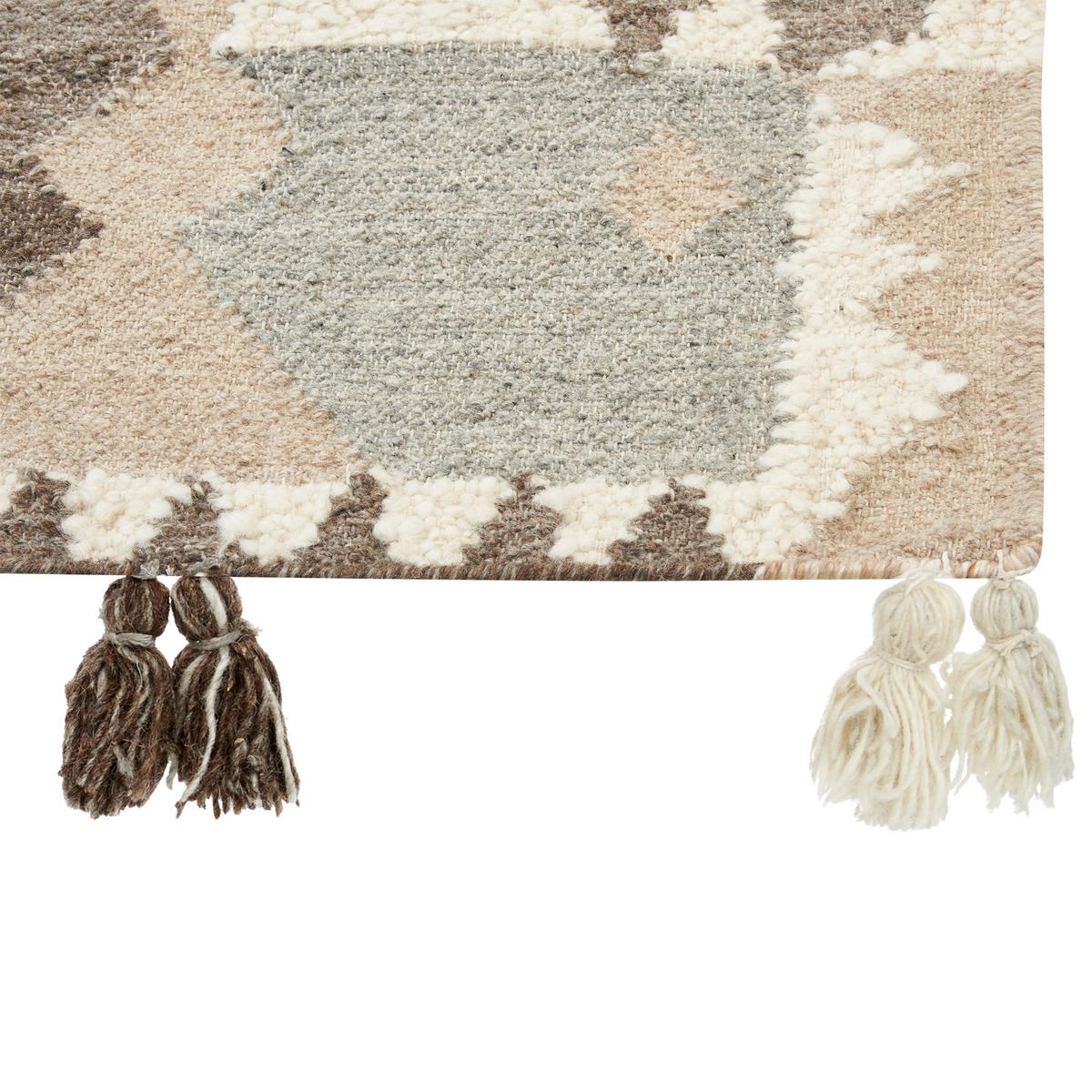 KELIM-TEPPICH Aralez 230/160 cm - Multicolor, Textil (160/230cm) - Beliani