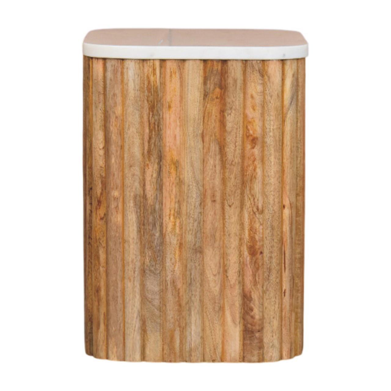 BEISTELLTISCH mit Amber-Eichen-Finish, Platz auf der Tischplatte, braun - Braun, Holz/Naturmaterialen (36/36/51cm) - Artisan Furniture