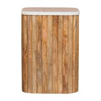 BEISTELLTISCH mit Amber-Eichen-Finish, Platz auf der Tischplatte, braun - Braun, Holz/Naturmaterialen (36/36/51cm) - Artisan Furniture