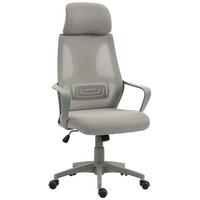 BÜROSTUHL Mesh-Gewebe Grau - Grau, Kunststoff/Textil (55/126/64cm) - Vinsetto