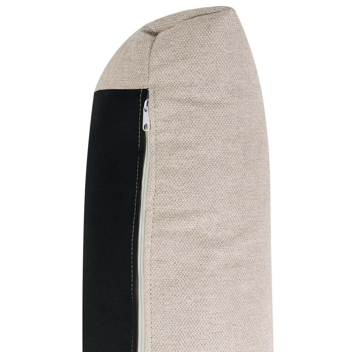 ECKSOFA 4-Sitzer Stoff Beige linksseitig Siggard - Beige/Braun, Textil (321/168cm) - Beliani