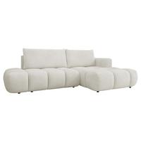 ECKSOFA Soffi, Seite: Rechts - Schwarz/Naturfarben, Holz/Kunststoff (283/166cm) - MIRJAN24