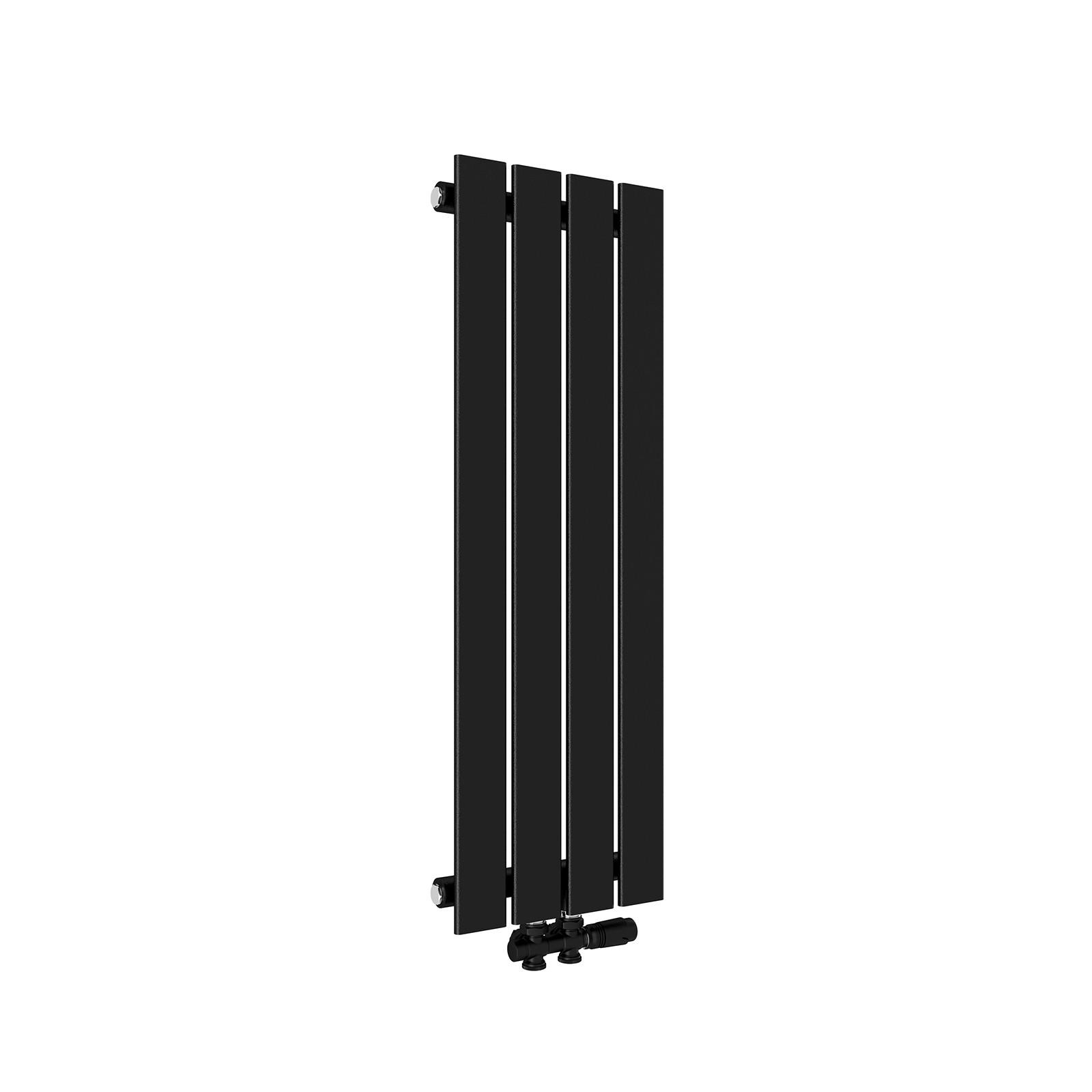 HEIZKÖRPER Flachheizkörper Schwarz 90/30/5,2 cm - Schwarz, Metall (30/90/4.9cm) - EMKE