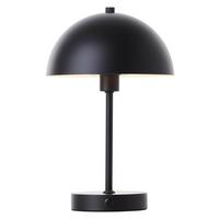 TISCHLAMPE KABELLOS Der Leuchtturm - Schwarz, Metall (20/20/31.5cm) - Mokebo