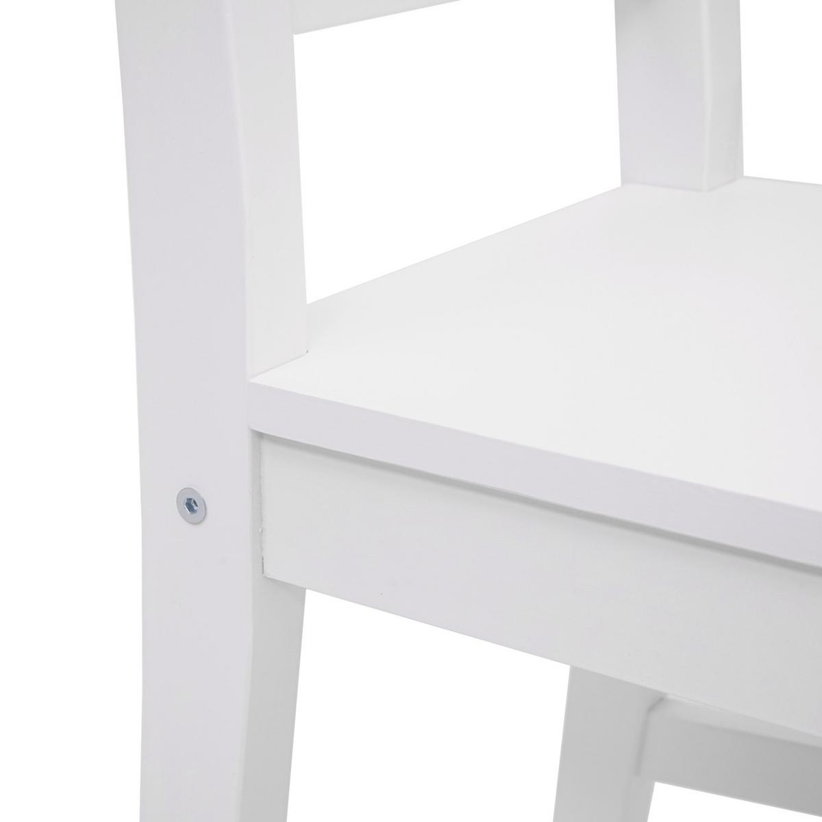 ESSZIMMER-SET Weiß - Weiß, Holz (108/86/64cm) - MCW