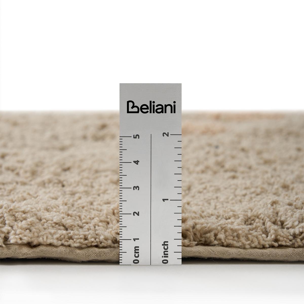 KINDERTEPPICH Hellbraun 80/120 cm Baumwolle Rexy - Hellbraun/Braun, Textil (80/120cm) - Beliani