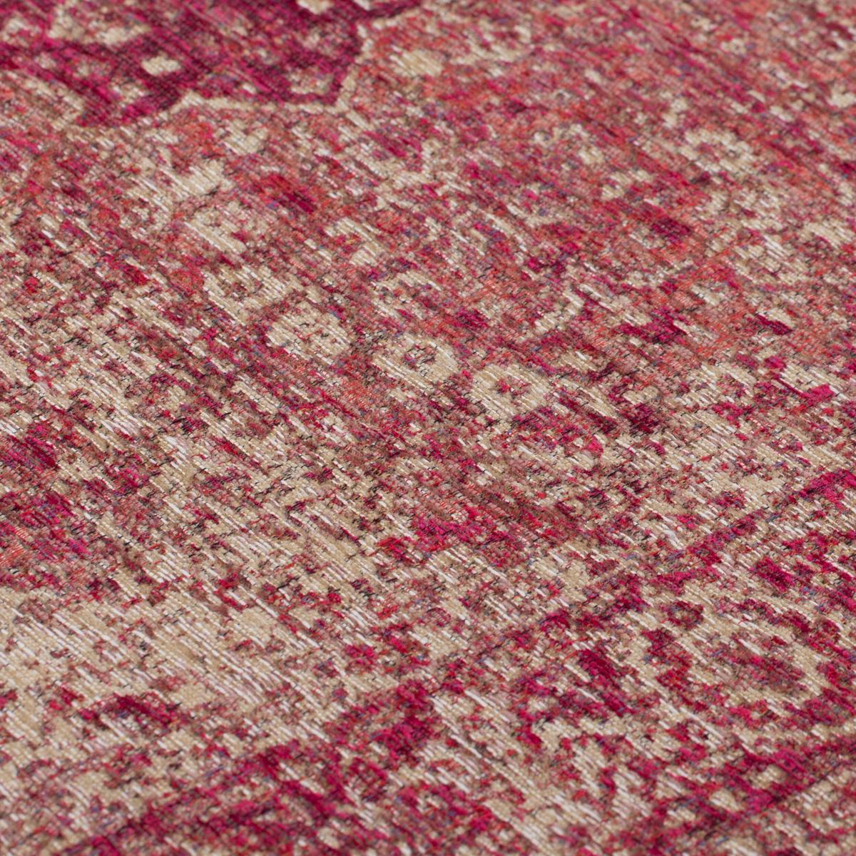 TEPPICH COQUET, im Vintage-Stil, Rosa, 155 x 230 cm - Rosa, Textil (230/155cm) - KADIMA DESIGN