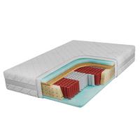 TASCHENMATRATZE CALVI - 90/200 - H3/H4 - Sivo - Weiß, Textil (90/200cm) - MKS