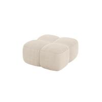 POUF Miko-Puf 90x90x45 cm Beige Cord Modular Sitzhocker - Schwarz/Grün, Holzwerkstoff/Kunststoff (90/43/90cm) - ALTDECOR
