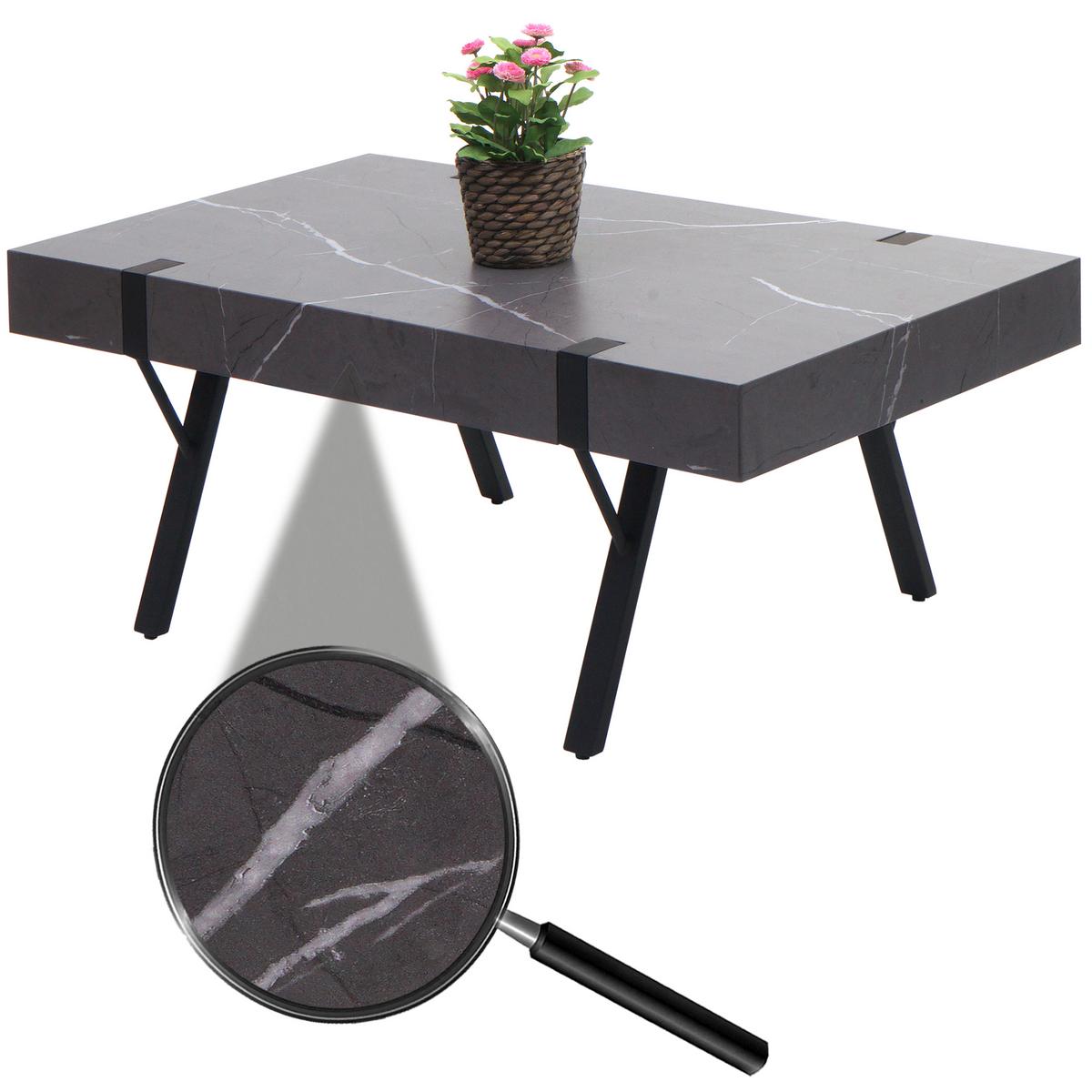 COUCHTISCH eckig Grau - Grau, Holz (60/110/43cm) - MCW