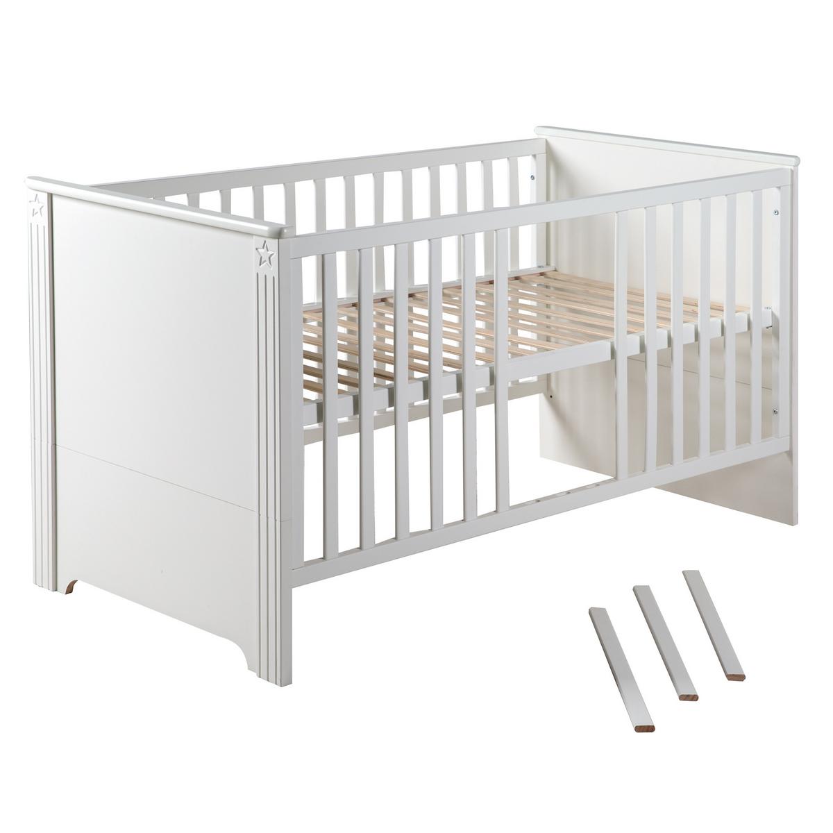 BABYZIMMER-SET Maxi 2-teilig - Weiß, Holzwerkstoff (78/83/143cm) - Roba