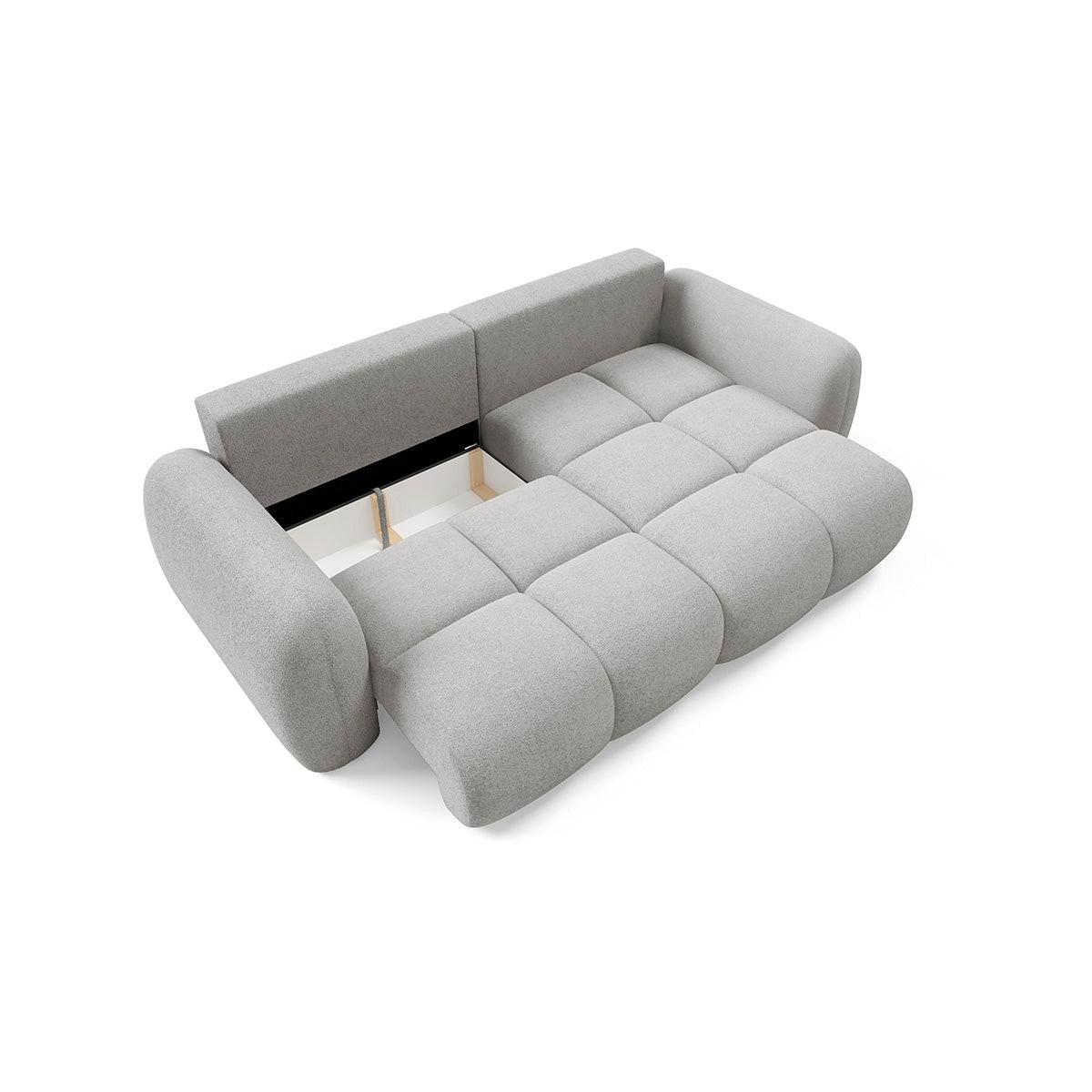 ECKSOFA Livio 3 Sitzplätze Hellgrau - Hellgrau, Holz (270/165cm) - Petits-meubles