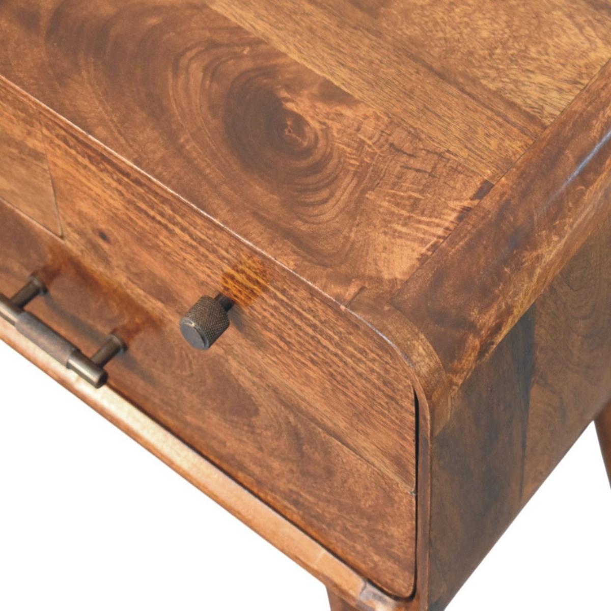 NACHTTISCH Avora - Braun, Holz (35/55/55cm) - Artisan Furniture