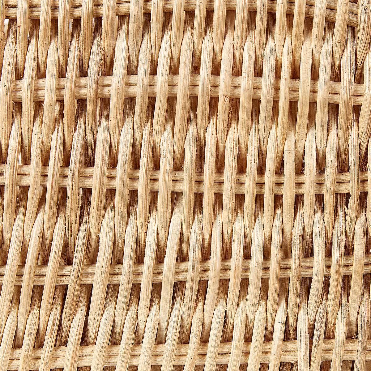 SCHREIBTISCH-ORGANIZER Rattan Naturfarben Malpelo - Naturfarben, Naturmaterialien (14/14/16cm) - Beliani