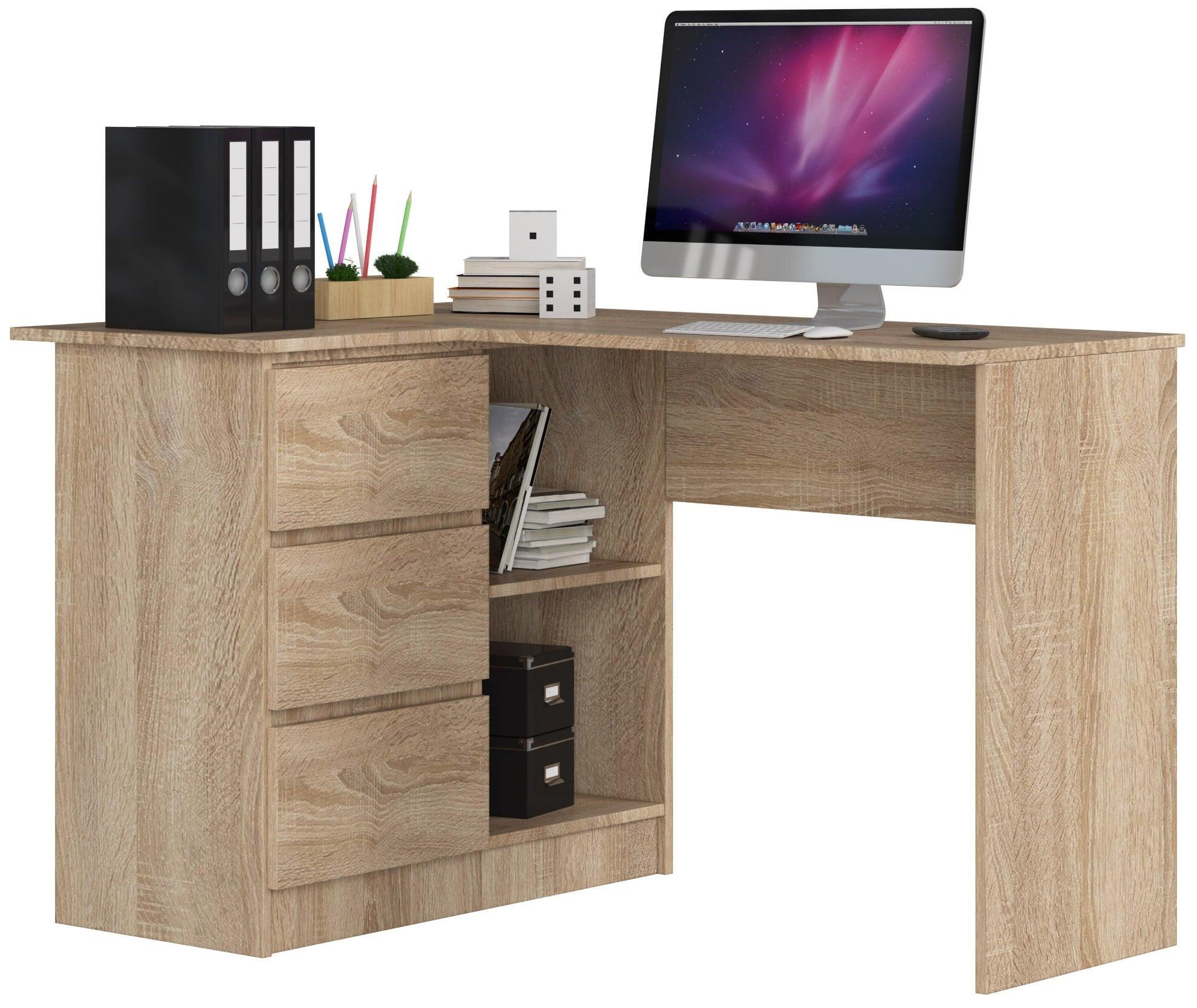 SCHREIBTISCH Eiche Sonoma 77/124/85 - Sonoma Eiche, Holzwerkstoff (155/85/77cm) - RAUMHIRSCH FURNITURE