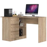 SCHREIBTISCH Eiche Sonoma 77/124/85 - Sonoma Eiche, Holzwerkstoff (155/85/77cm) - RAUMHIRSCH FURNITURE