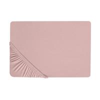 SPANNBETTLAKEN Rosa 200 x 200 cm Hofuf - Pink, Textil (200/200cm) - Beliani