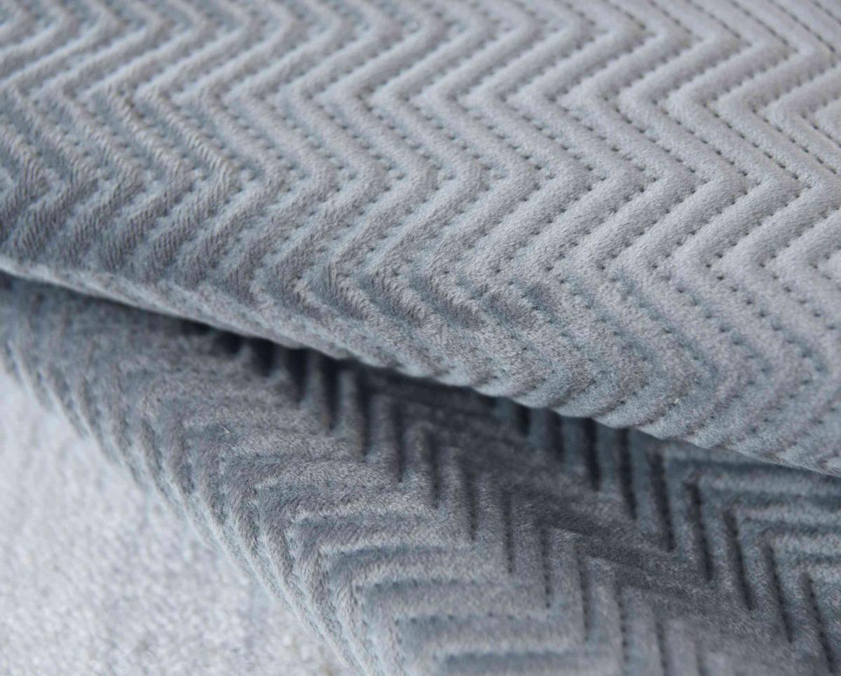 DEKOKISSEN Greta 45x45 cm Grau - Grau, Textil (45/45cm)