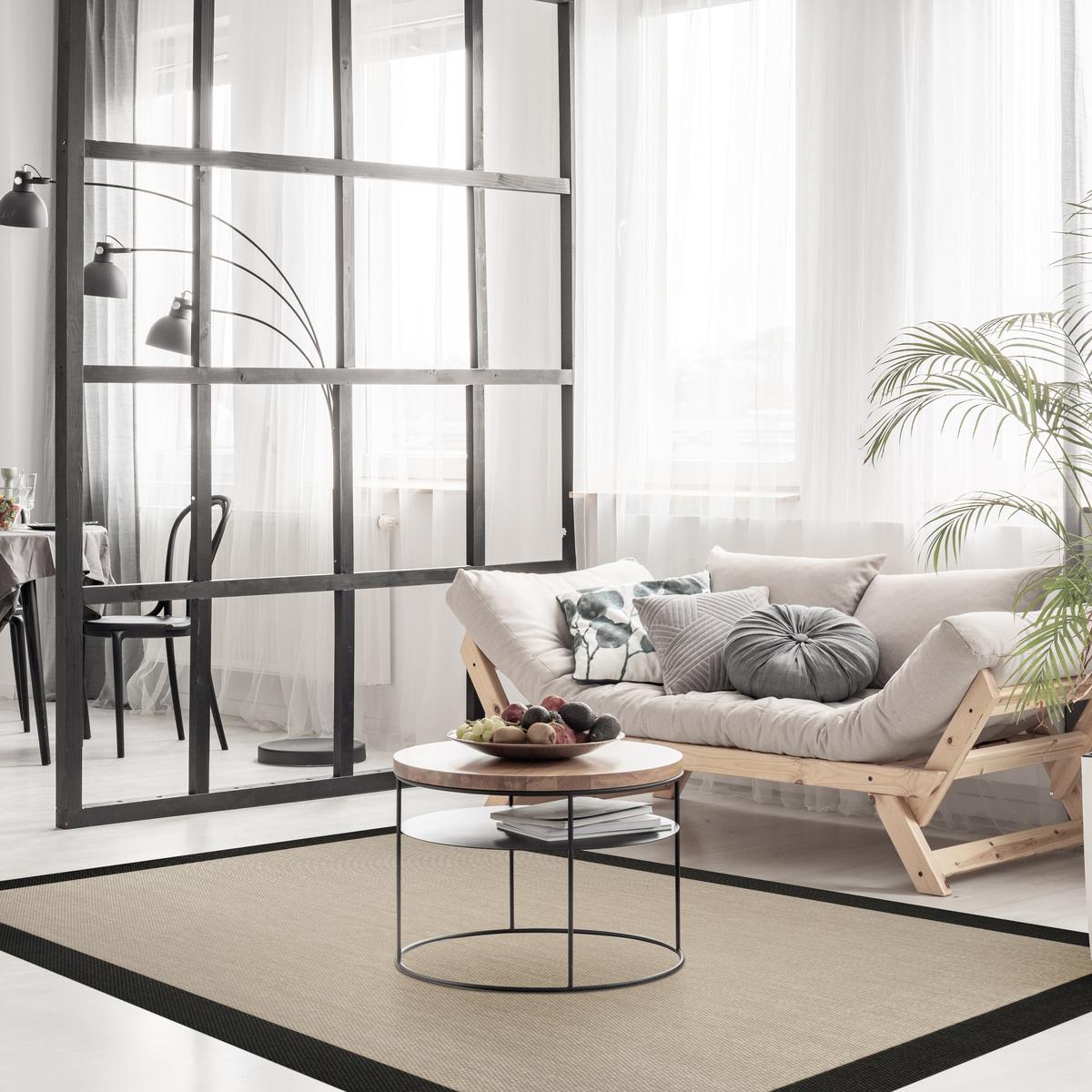 TEPPICH Premium en Vinyle Schwarz Beige 60x200 cm - Beige, Kunststoff (60/200cm) - STORESDECO