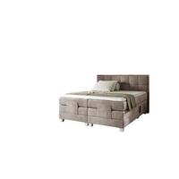 BOXSPRINGBETT Elektrisch Henry - Beige, Holzwerkstoff/Textil (200/200cm) - Fun Möbel
