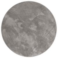 HOCHFLOR LANGFLOR TEPPICH SUPER SOFT MELIA RUND - Grau, Textil (160/160cm) - Pergamon