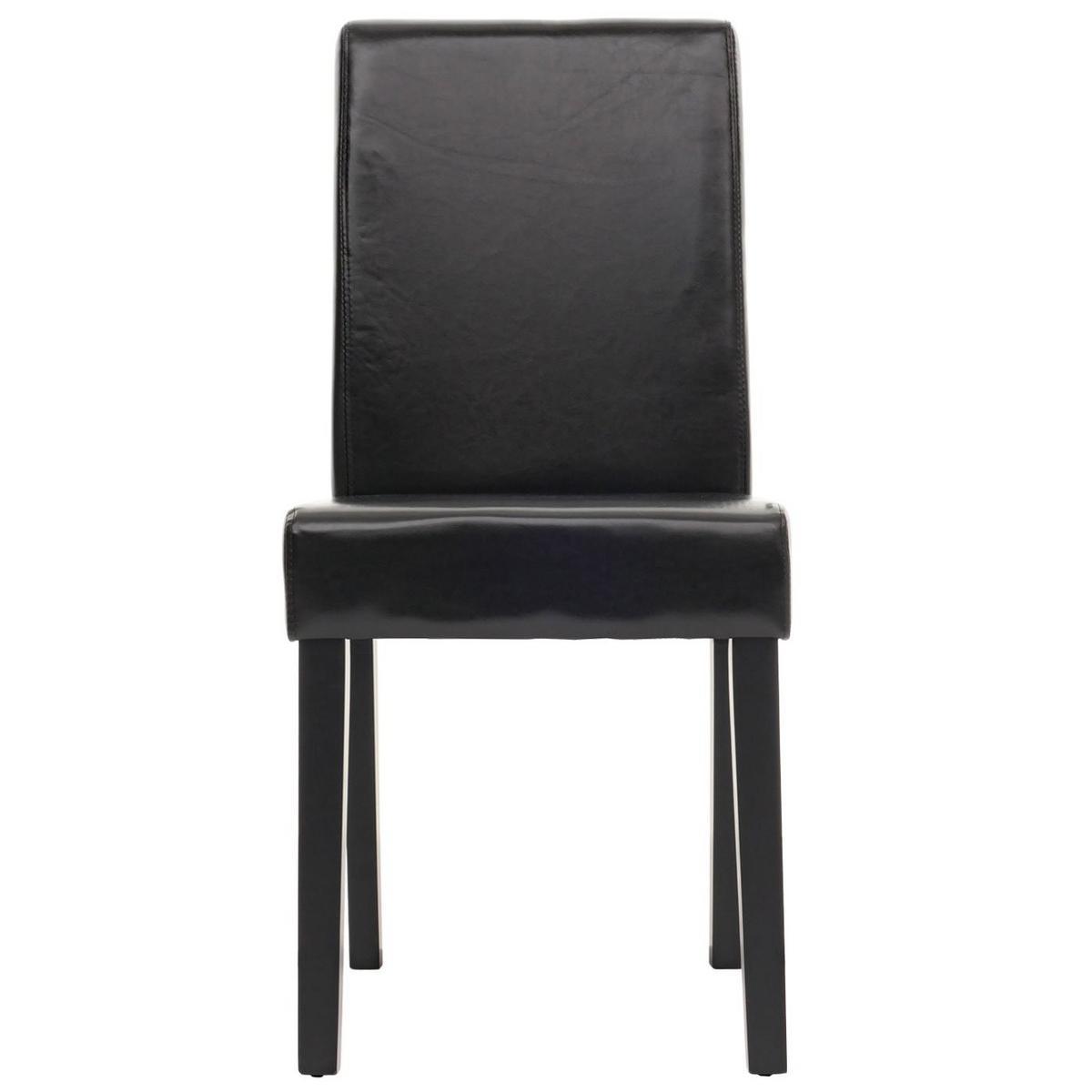ESSZIMMERSTUHL Schwarz, Dunkelbraun 4er-Set - Dunkelbraun/Schwarz, Textil (43/90/56cm) - MCW