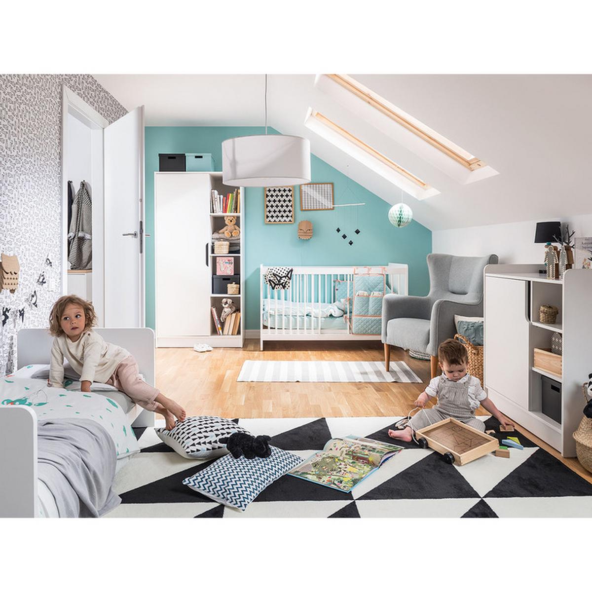 KINDERKOMMODE Maxim Weiß - Weiß, Holzwerkstoff (88.5/89.5/75.5cm) - Petits-meubles
