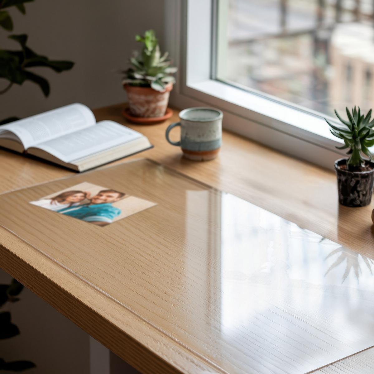 SCHUTZMATTE 120 x 50 cm – Transparente – Weiches Glas - Transparent, Kunststoff (0.2/50/120cm) - TULUP