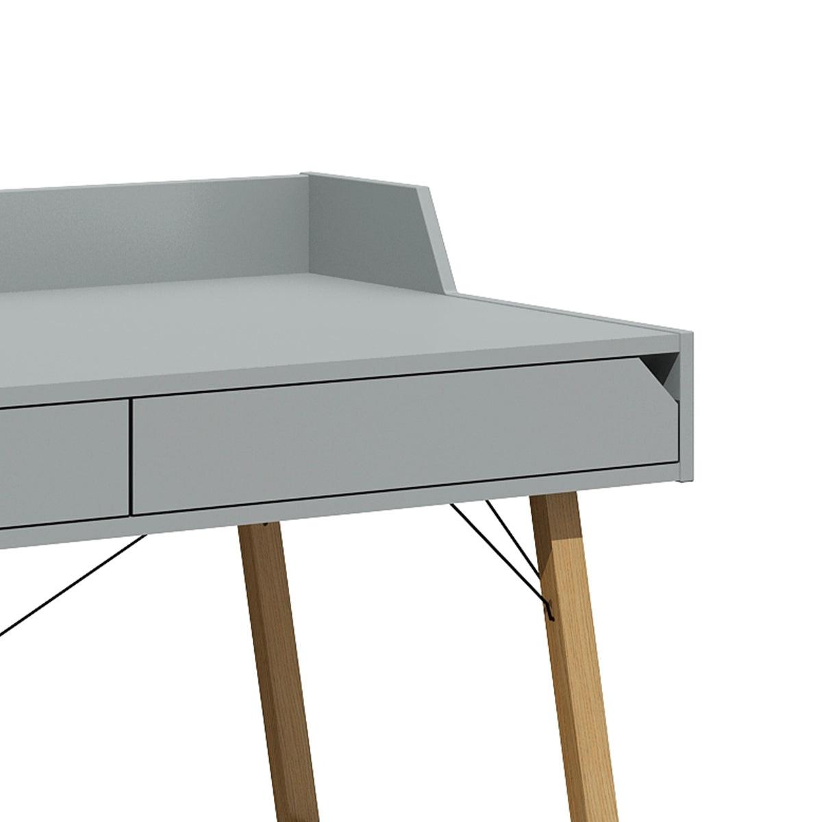 SCHREIBTISCH Grau - Grau, Holzwerkstoff (120/60/86cm) - Petits-meubles