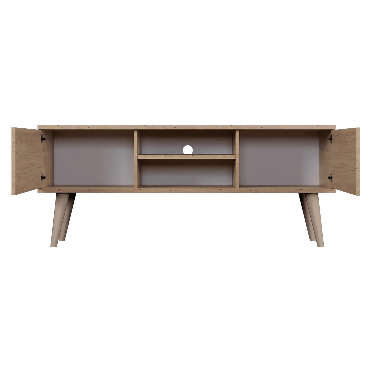 TV-MÖBEL Toronto Holz - Braun, Holzwerkstoff (120/35/55cm) - Petits-meubles
