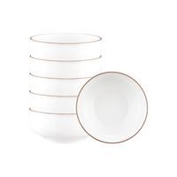 MÜSLISCHALEN Sento Home Pure Lines Cocoa Brown ø 15,4 cm 6er Set - Hellbraun, Keramik (15.4cm) - Seltmann Weiden