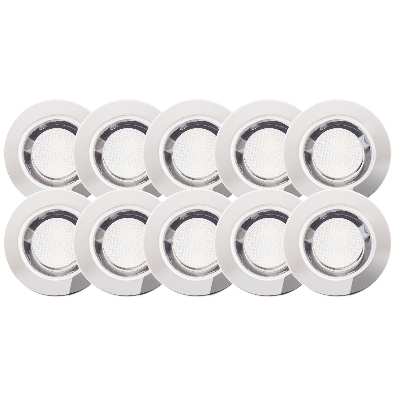 EINBAULEUCHTENSET Cosa G03093/82 - Silberfarben, Metall (3cm) - Brilliant