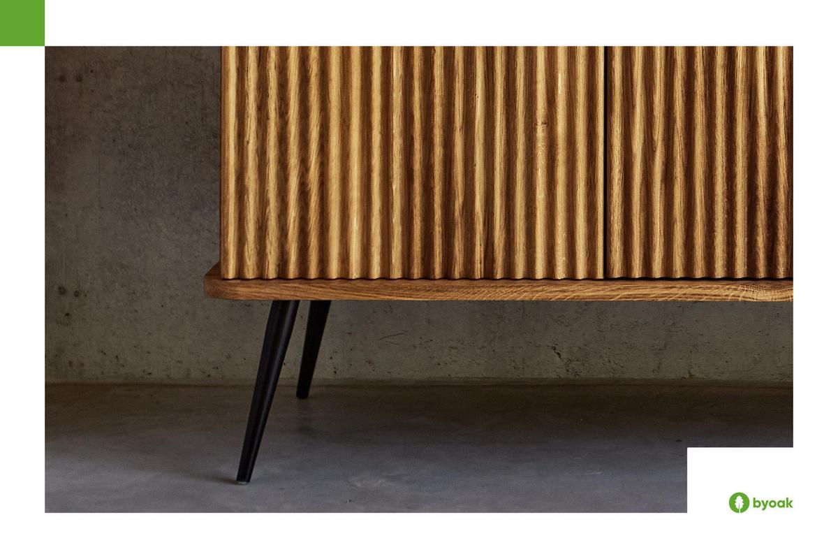 KOMMODE LINA - Kernbuche, Holz (97/72/46cm) - byoak