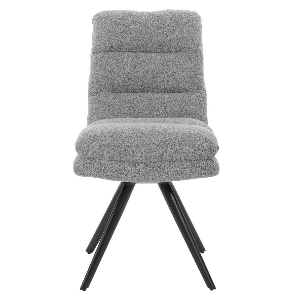 ESSZIMMERSTUHL Grau - Hellgrau/Grau, Textil (48/92/68cm) - MCW