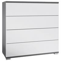KOMMODE Pavos Weiß matt - Weiß, Holzwerkstoff (76/76/35cm) - Vladon