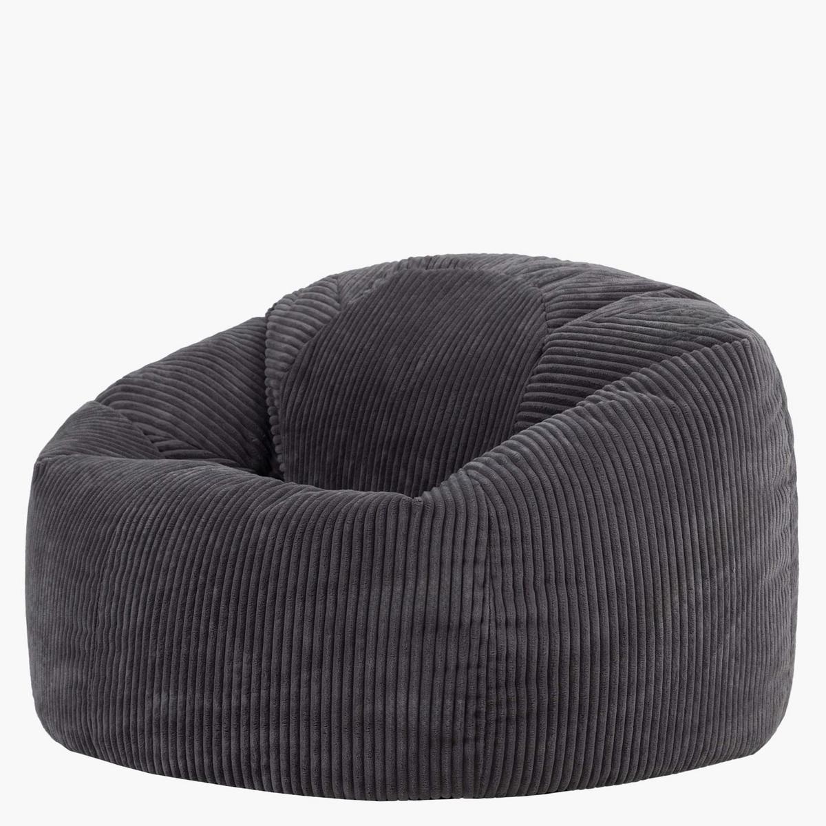 SITZSACK mit Hocker Kingston XXL - Anthrazit, Textil (92/52/92cm) - icon
