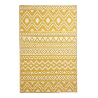 OUTDOORTEPPICH Anna, Ethno-Muster 240/300 cm - Gelb, Kunststoff (240/300cm) - Homescapes