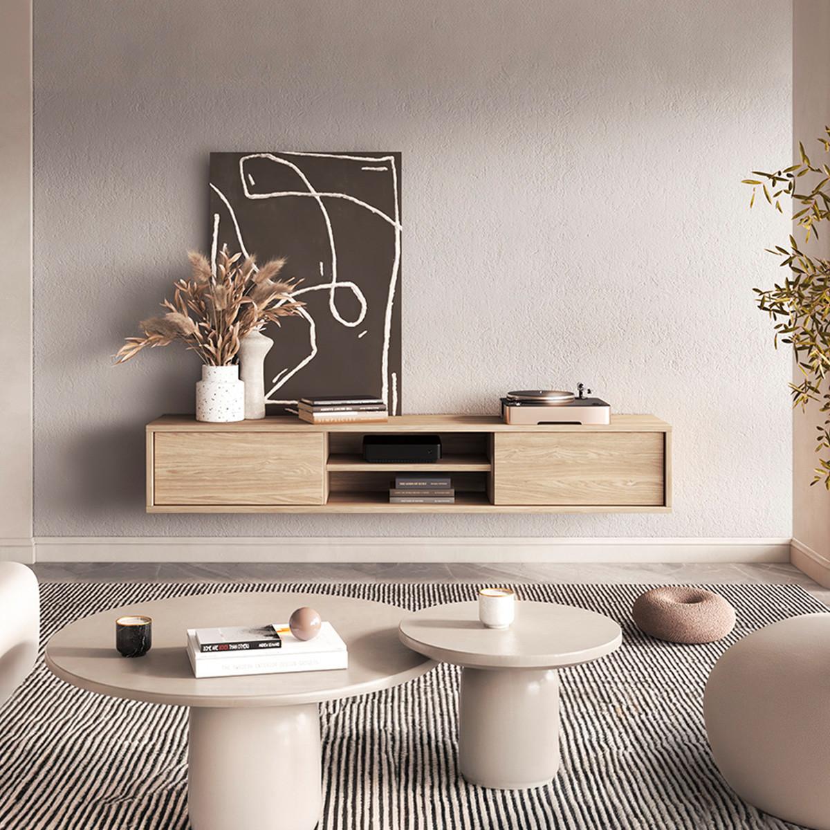 TV-MÖBEL Idra Holz - Braun, Holzwerkstoff (180/32/36cm) - Petits-meubles