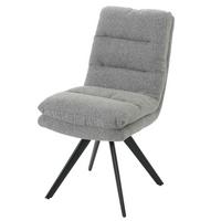 ESSZIMMERSTUHL Grau - Hellgrau/Grau, Textil (48/92/68cm) - MCW