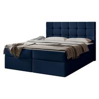BOXBETT Luanda - H3 - Blau, Holzwerkstoff/Textil (160/200cm) - MIRJAN24