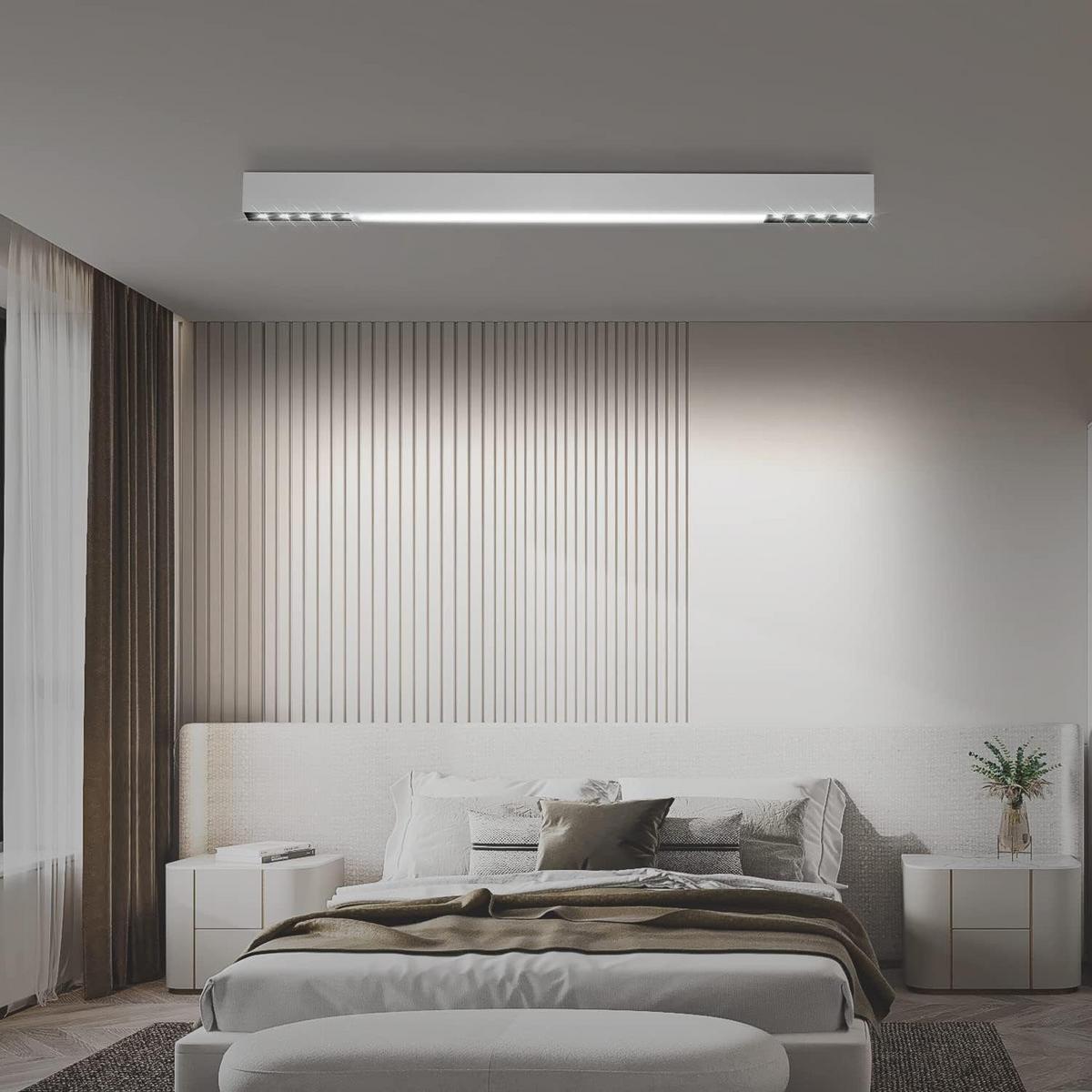 LED-DECKENLEUCHTE Ritter 80/3.5/5.5 cm - Weiß, Metall (80/3.5/5.5cm) - Nettlife