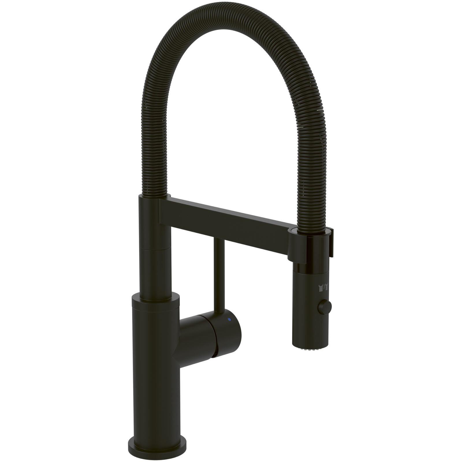 KÜCHENARMATUR Steel Expert Compact schwarz 14,3 cm - Schwarz, Metall (4.2/40/22cm) - Villeroy & Boch