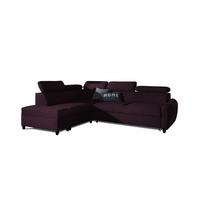 ECKSOFA Schlafsofa Anton In Esito - Violett, Holzwerkstoff/Textil (205/265cm) - Fun Möbel