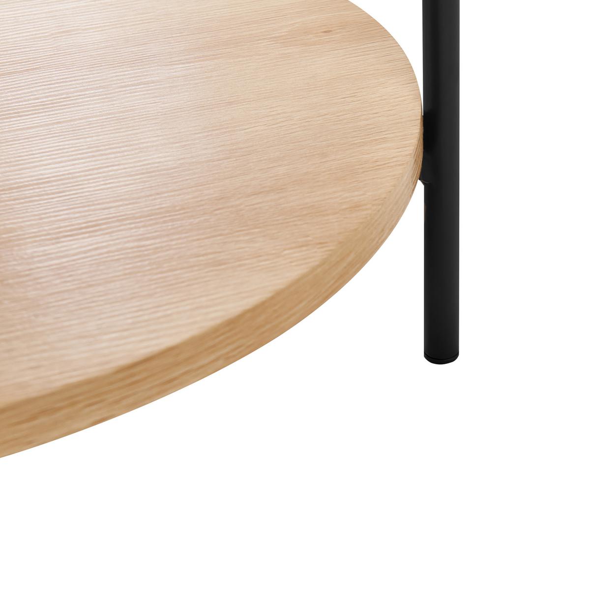 BEISTELLTISCH Hellbraun Lander - Braun, Holzwerkstoff (49/49/54cm) - Beliani