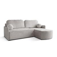 ECKSOFA BLISS mit Schlaffunktion und Bettkasten Harmony 80 - Grau, Textil (212/160cm) - Lookway