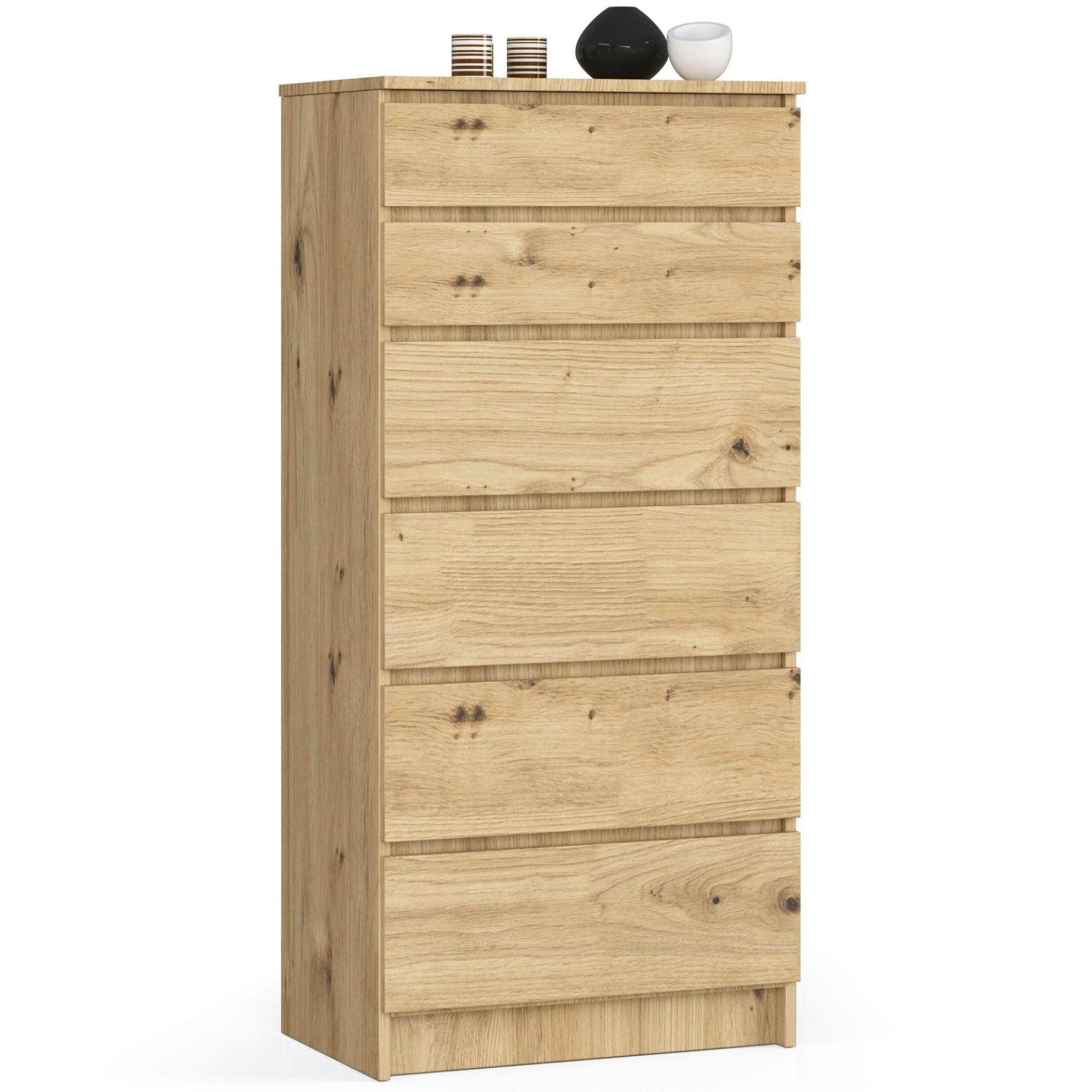 KOMMODE Eiche Artisan 130/60/40 - Eiche Artisan, Holzwerkstoff (60/130/40cm) - RAUMHIRSCH FURNITURE